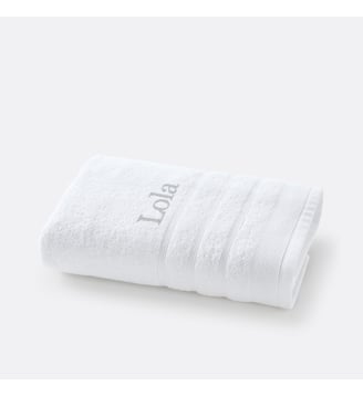Drap de bain personnalisé 600g - La Redoute Interieurs - Blanc