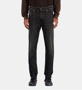 Slim Regular Waist 2062 D-Strukt Joggjeans® - Diesel - Noir et gris foncé