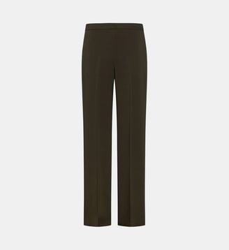 Pantalon philip en cady de viscose stretch - Momonì - Vert