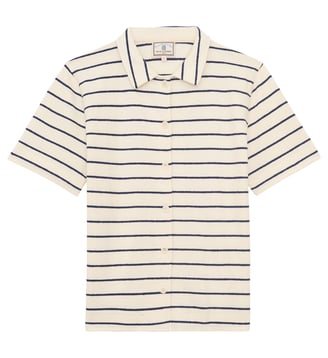 Chemise Nicia - Ines de la Fressange Paris - Beige et bleu