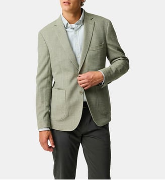 Veste de costume ajustée en laine Willow Flat - Rodd & Gunn - Thyme