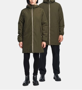 Parka imperméable à capuche UNISEX - Aigle - Kaki