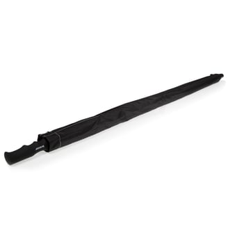 Parapluie canne golf, déperlant, couverture xl 130cm, manuelle - Isotoner - Noir