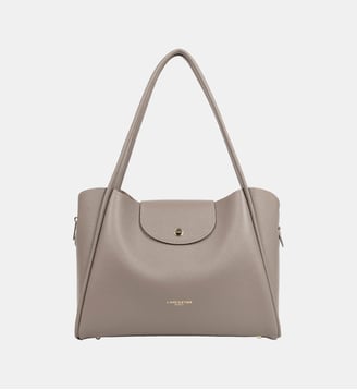 Sac cabas Ida en cuir - Lancaster - Galet et in et or