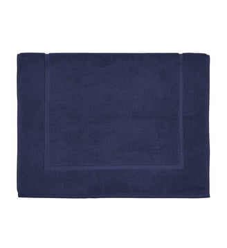 Tapis de bain uni en coton, 1000 gr/m², AQUA - Essix - Bleu nocturne