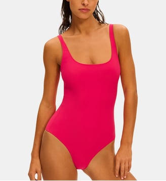 Maillot de bain 1 pièce sans armature - Lipstick - Simone Pérèle - Rose