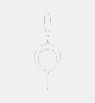 Gypsy chaine de main en or blanc Djula