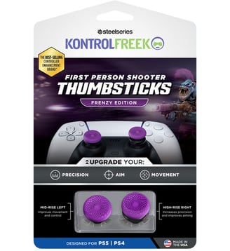 Accessoire manette FPS Frenzy Purple/Black - PS5 Steel Series&nbsp;