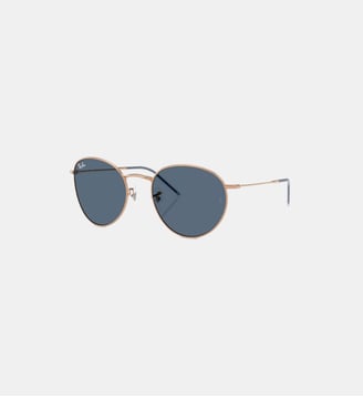 Lunettes de soleil Pantos RBR0103S Round Reverse - Ray Ban - Or rose