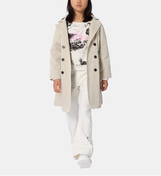 Sweat en molleton - Karl Lagerfeld Kids - Écru et noir