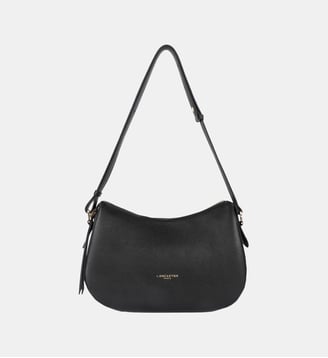 Sac besace Dune en cuir - Lancaster - Noir