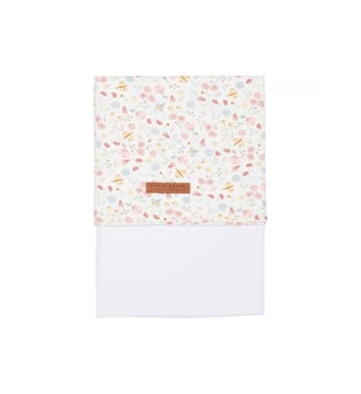 Drap de berceau - Flowers & Butterflies 70x100 - Little Dutch - Multicolore
