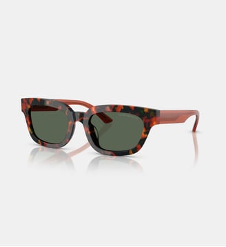 Lunettes de soleil Irrégulier EA4233U - Emporio Armani - Havane