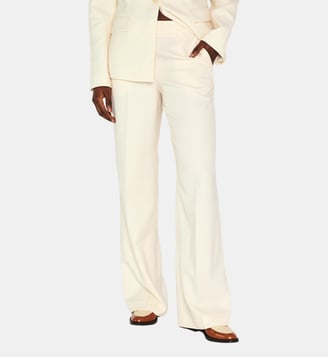 Pantalon De Tailleur Large Ferguson - Maison 123 - Crème