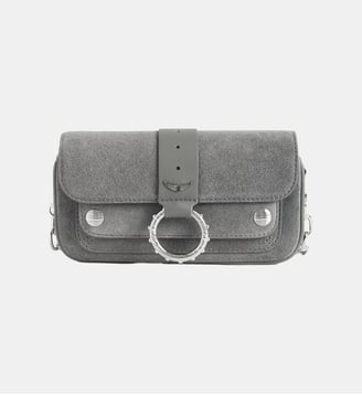 Sac Kate Wallet Suede - Zadig&Voltaire - Gris road