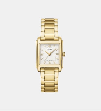 Montre Anglée Blanc CW16601 - Cluse - Doré