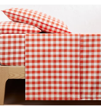 Drap plat coton - La Redoute Interieurs - Orange