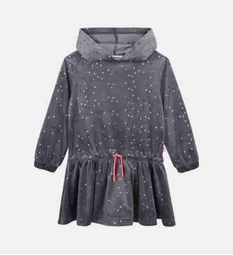 Robe en velours - Billieblush - Gris