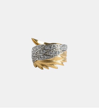 Bague Rock Feather - Zadig&Voltaire - Jaune matt or