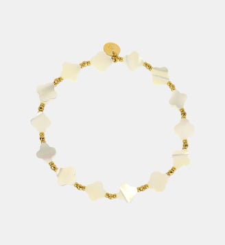 Bracelet élastique  Magdalena - Les Cléias - Blanc