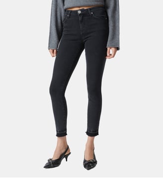 Jean skinny ajusté en denim noir - Pinko - Noir