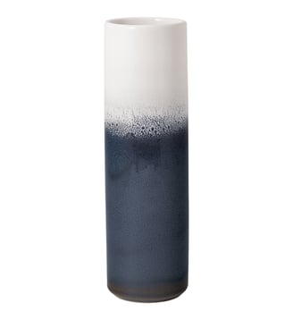 Vase cylindrique bleu grand Villeroy & Boch