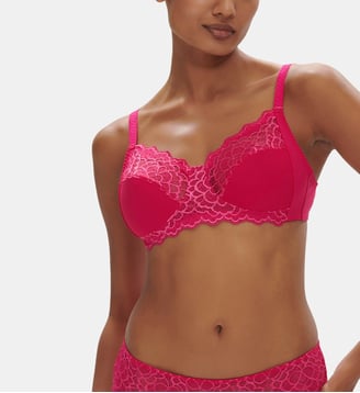 Soutien-gorge sans-armatures structuré - Rose Teaberry - Simone Pérèle - Rose