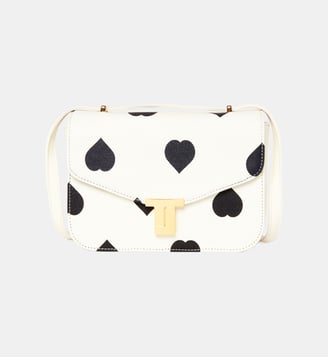 Sac  Monogramme en Cuir De Vache  - Bis - Tara Jarmon - Craie