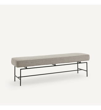 Banc/bout de lit revêtement texturé AM.PM