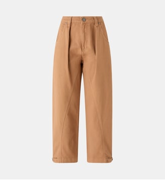 Pantalon ballon effet vieilli - Pinko - Beige écureuil