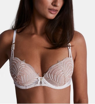 Soutien gorge Push up coque - Aubade - Beige