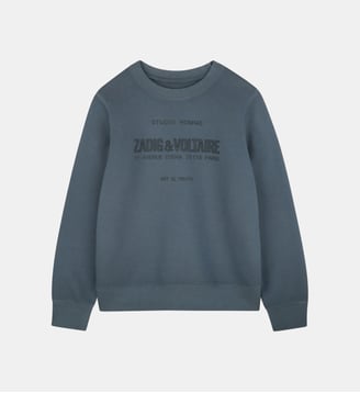 Sweat-shirt molletonné - Zadig&Voltaire Kids - Sterling