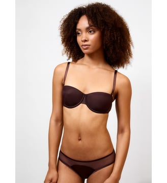 Soutien-gorge bandeau à armatures à coques BIANCA - Passionata - Marron