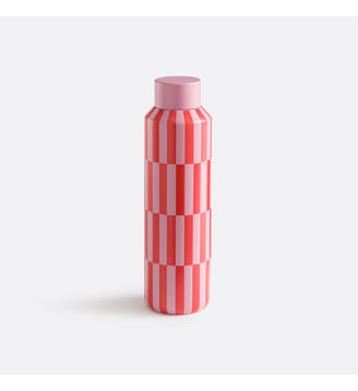 Gourde isotherme 50 cl en métal acier - La Redoute Interieurs - Rose et rouge