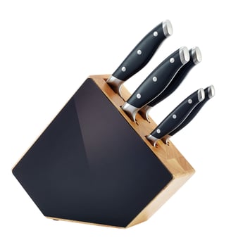 Grand Chef - Bloc 5 couteaux de cuisine - Richardson Sheffield - Noir
