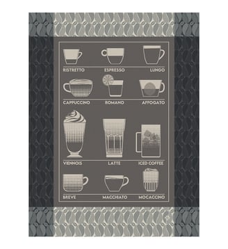 Torchon Barista - Le Jacquard Francais - Ristretto