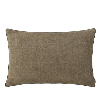 Housse de coussin unie en lin et velour, VOLTAIRE Alexandre Turpault