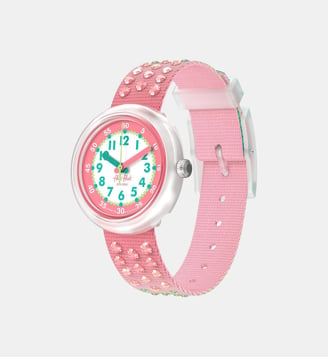 Montre Pattern paradise Rose, Blanc FPNP179 - Flik Flak - Blanc