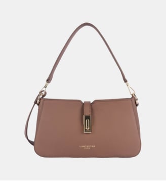 Sac rectangle Milano Horizon en cuir - Lancaster - Marron clair