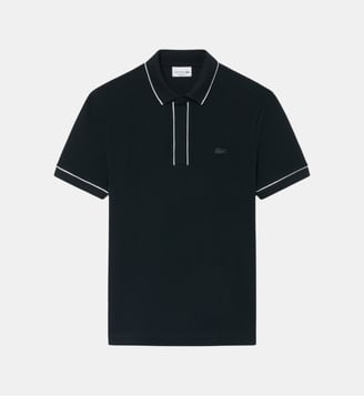 Polo Paris regular fit en Piqué stretch - Lacoste - Vert foncé
