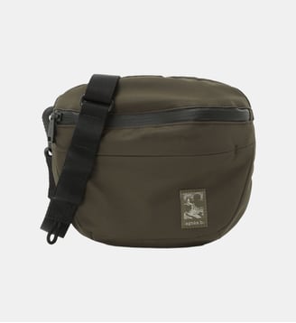 sac bandoulière en nylon vert - Agnès b. - Bleu storm