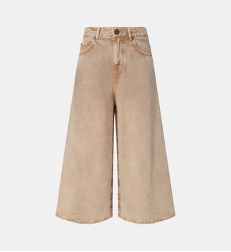 Bermuda long en denim - Pinko - Beige
