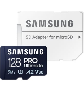 Carte Micro SD 128 Go Pro Ultimate avec adaptateur - Samsung - Standard