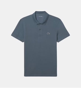 Polo regular fit en coton mélangé - Lacoste - Gris