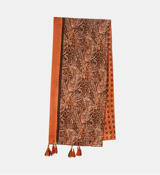 FOULARD imprimé cachemire ARLEN - La Petite Etoile - Brique