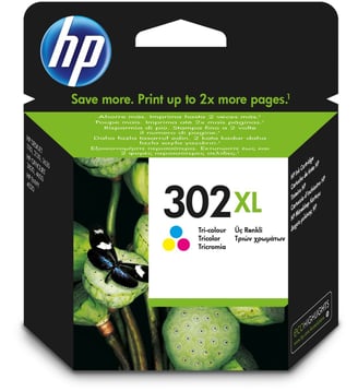 Cartouche d'encre N°302 XL 3 couleurs - HP - Multicolore