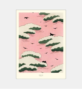 Poster   Pink Sky - A.P. Atelier - Poster & Frame - Multicolore