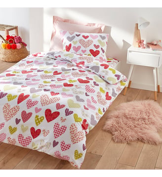 Housse de couette enfant, Coeur Liberté So'Home