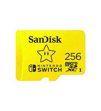 Carte Micro SD Nintendo Switch microSDXC 256GB - Sandisk - Standard