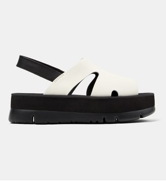 Sandales Oruga Up Cuir - Camper - Blanc gris